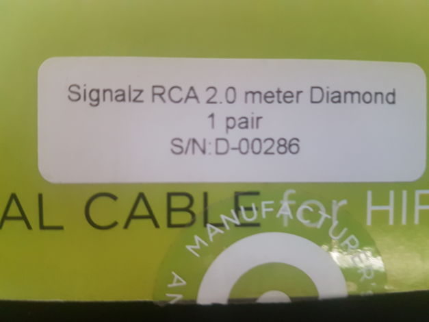 Ansuz Acoustics Diamond 2.0m rca