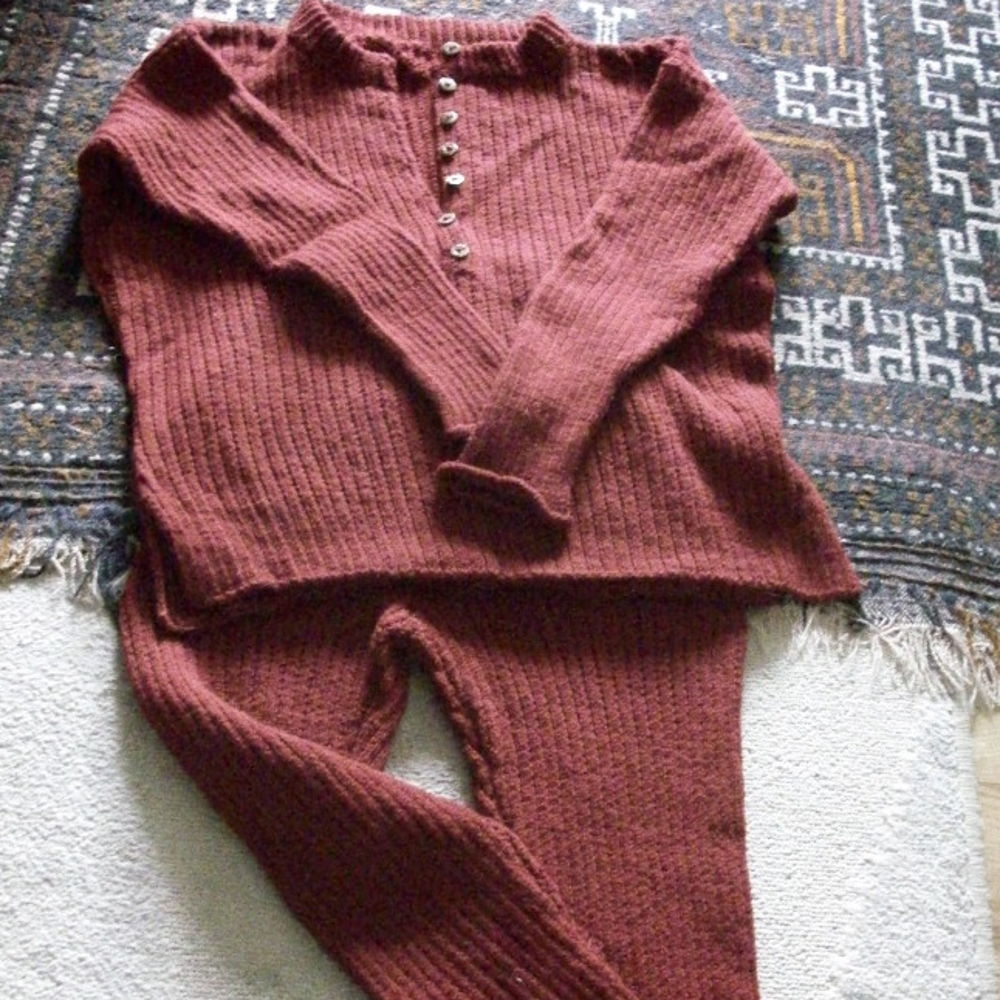 RIESI, wollen set, legging met trui, voor dames