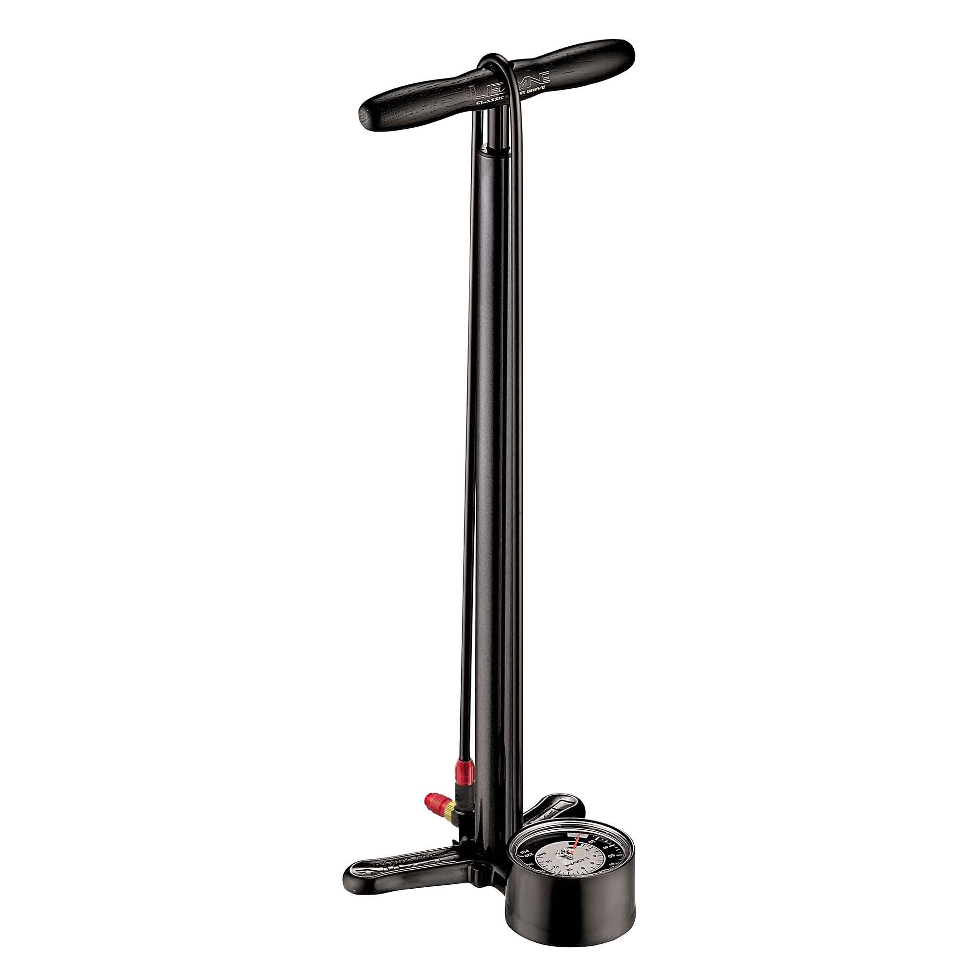 Lezyne Classic Floor Drive Pump 1FPCFLDRV504 vs Pedro's Super Prestige Floor Pump 6450510 Slant