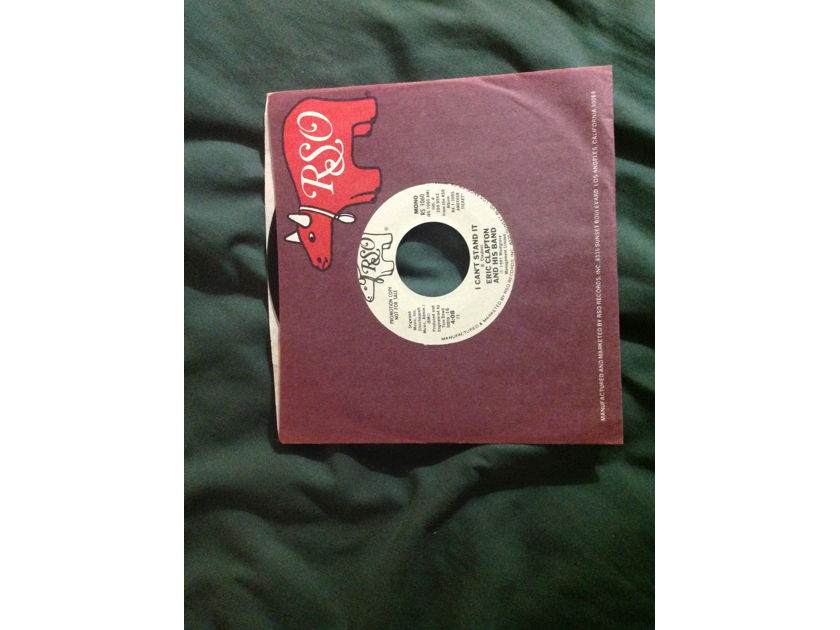 Eric Clapton - I Can't Stand It RSO Records Promo Mono Stereo 45 Vinyl Single NM