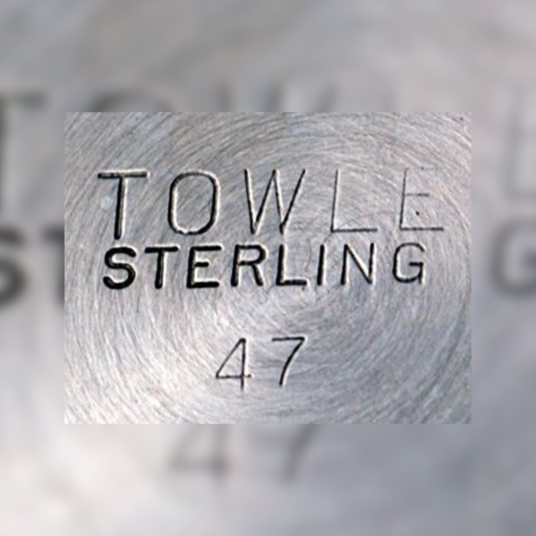 Towle Silversmiths Text Mark hallmark