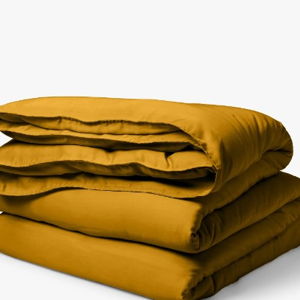 Breeze Duvet Cover (in Ochre)