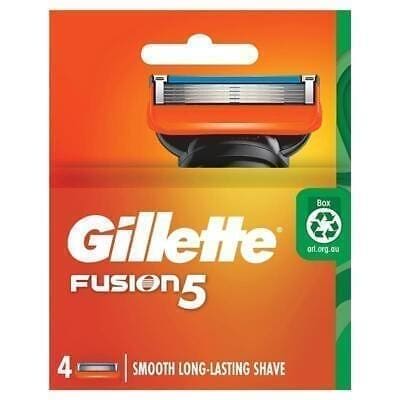 Gillette Fusion Manual Razor Blades 4 Pack