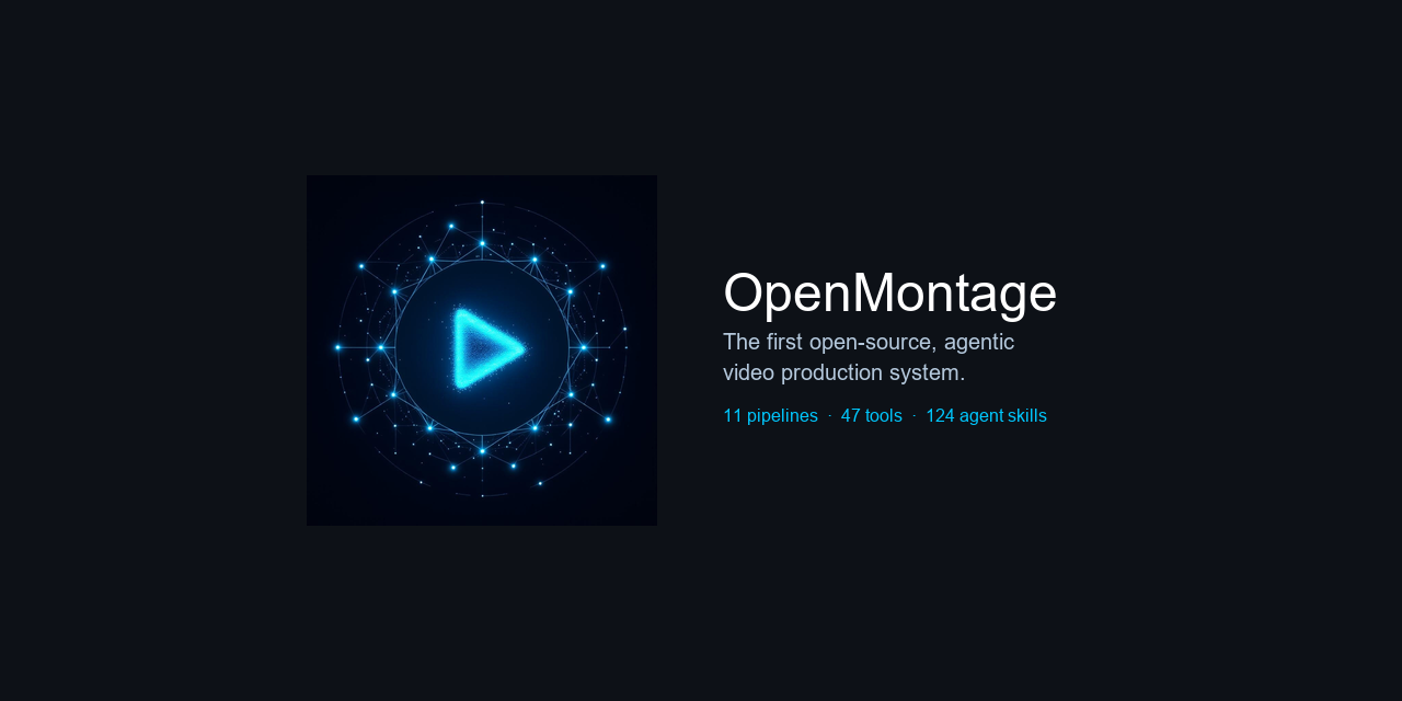 OpenMontage: World's first open-source, agentic video production system