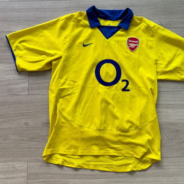 2003-04 Arsenal away shirt size L