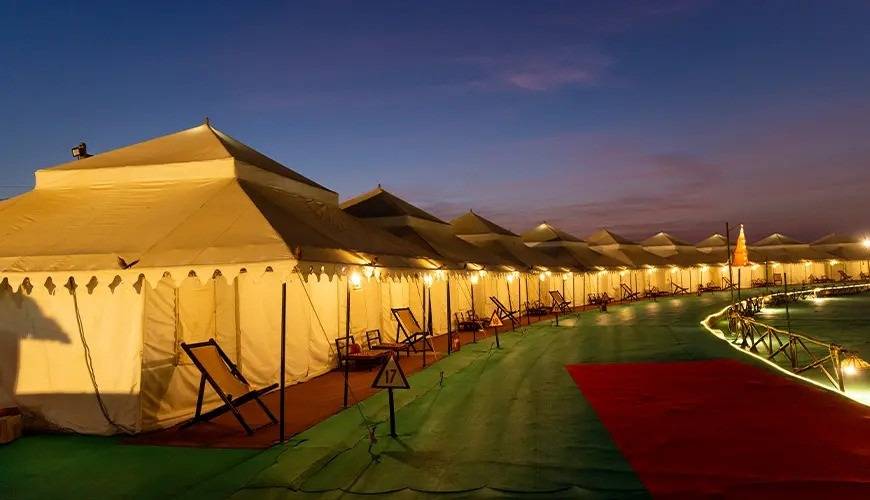 Rann Utsav tent city