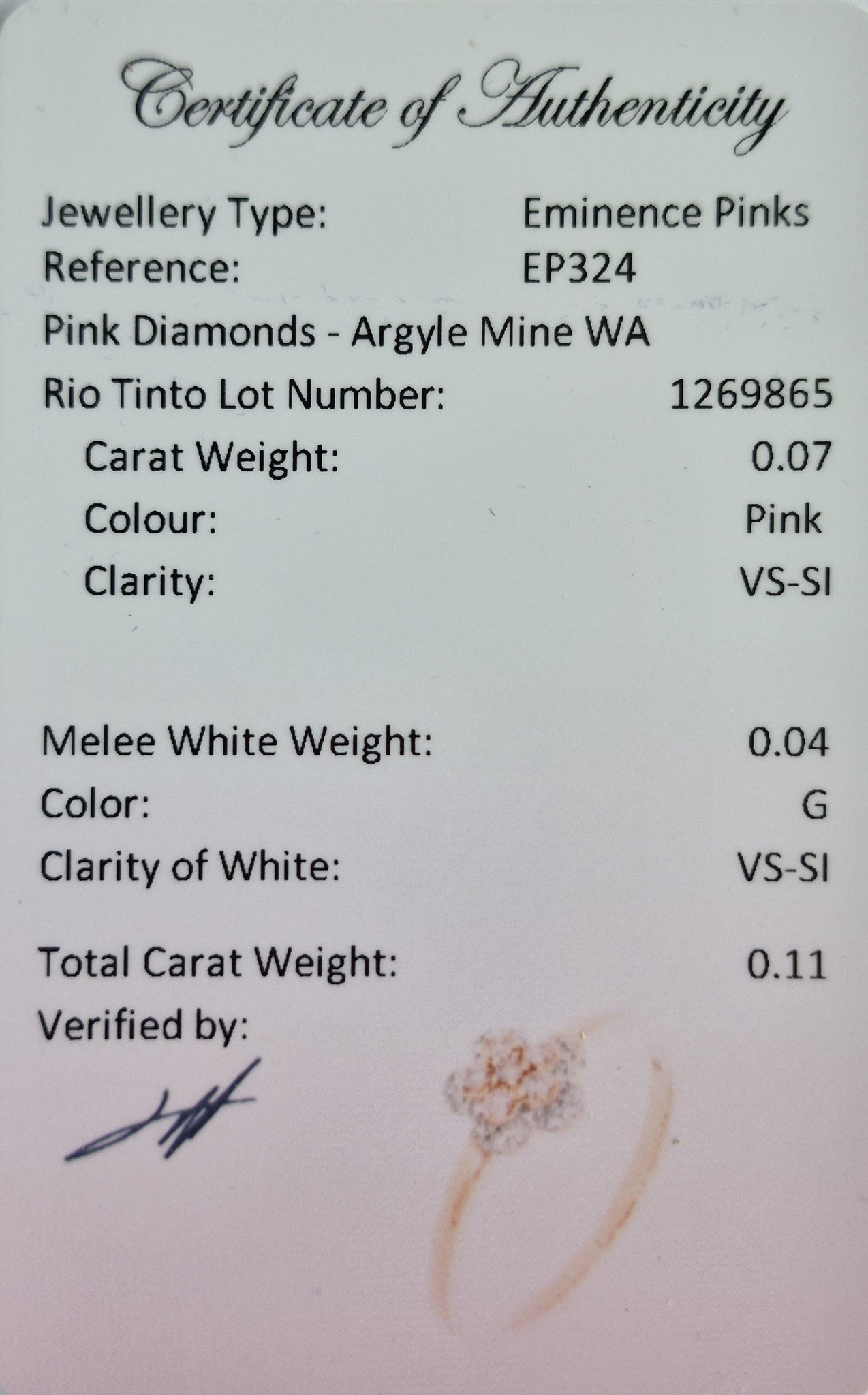 Rose Fancy Pink Diamond And Diamond Dress Ring - Image 2