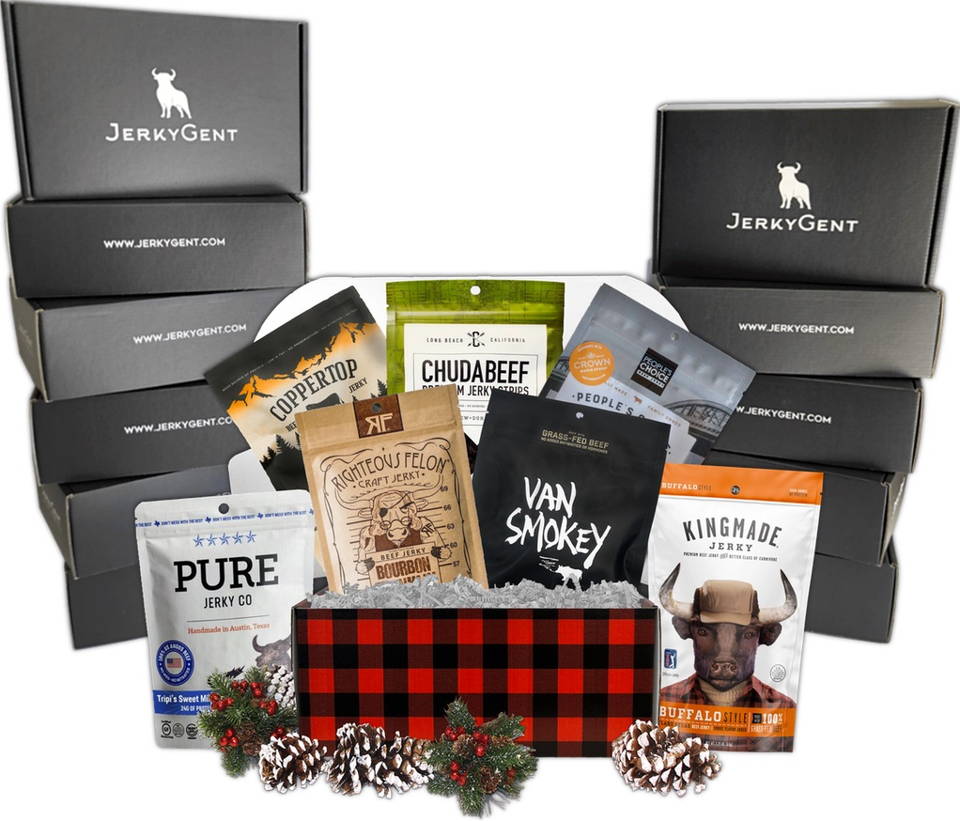 one year beef jerky gift subscription box