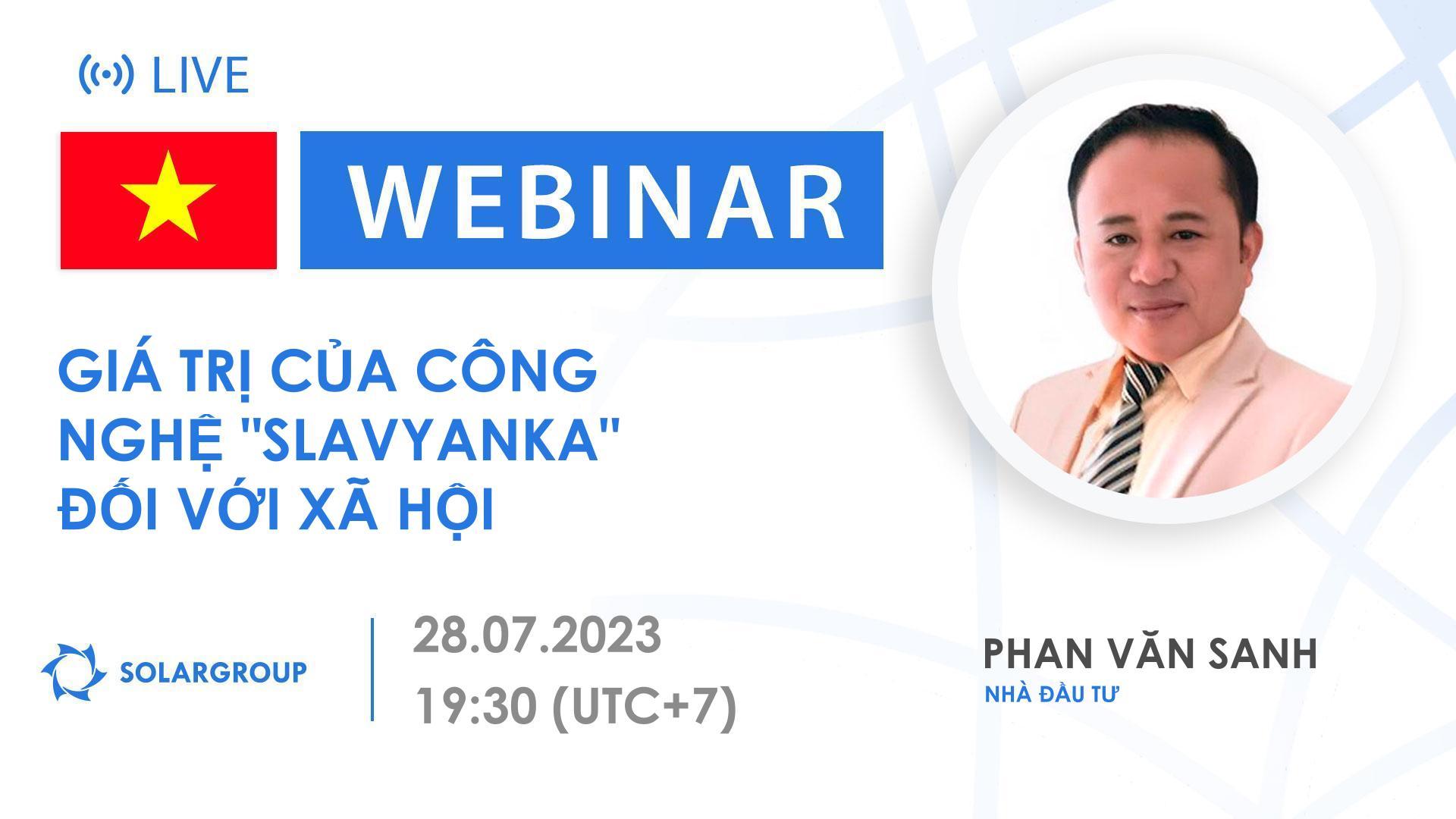 Vietnam. Giá trị của công nghệ "Slavyanka" đối với xã hội