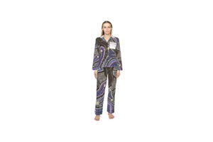 Women's Satin Pajamas Set | Soft Loungewear with Drawstring Waist