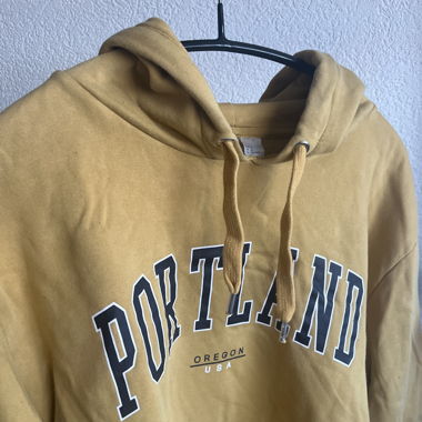 Yellow hoodie 