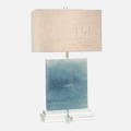 Ocean blue table lamp