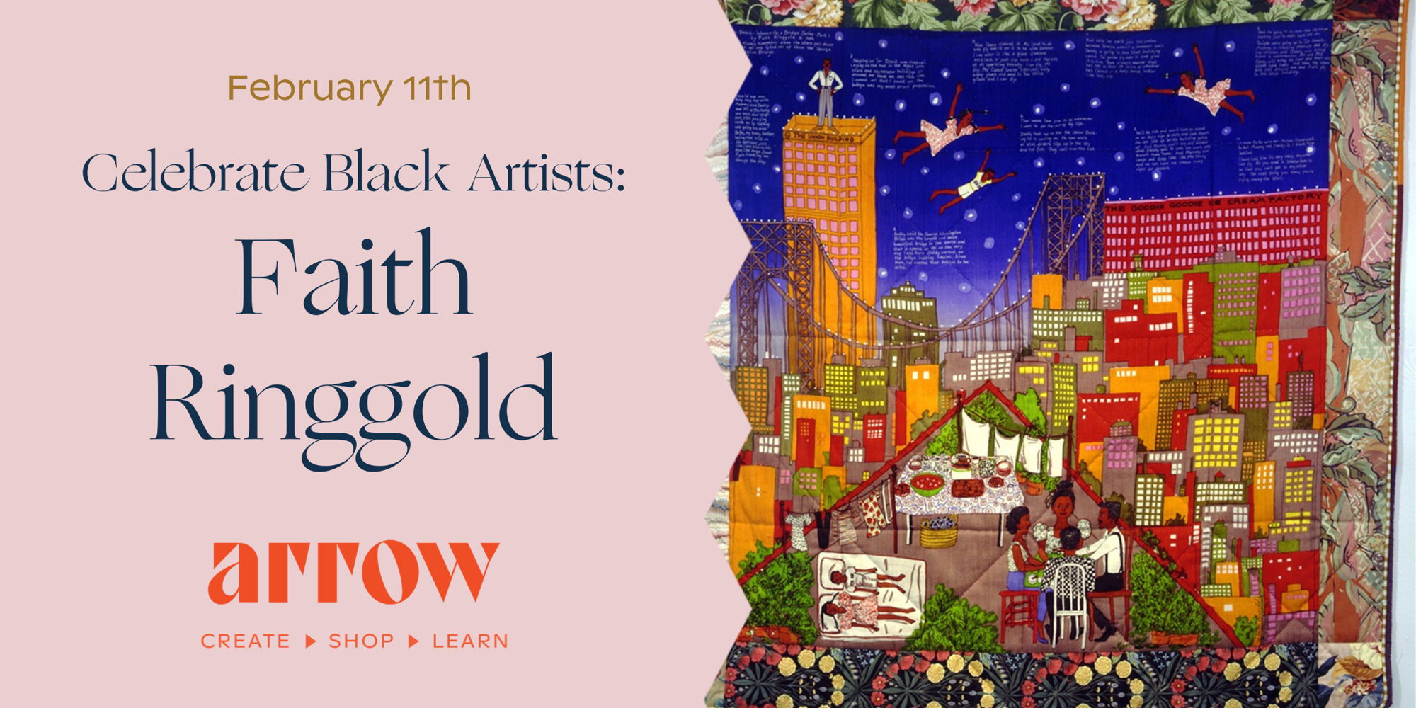Celebrate Black Artists - Faith Ringgold promotional image