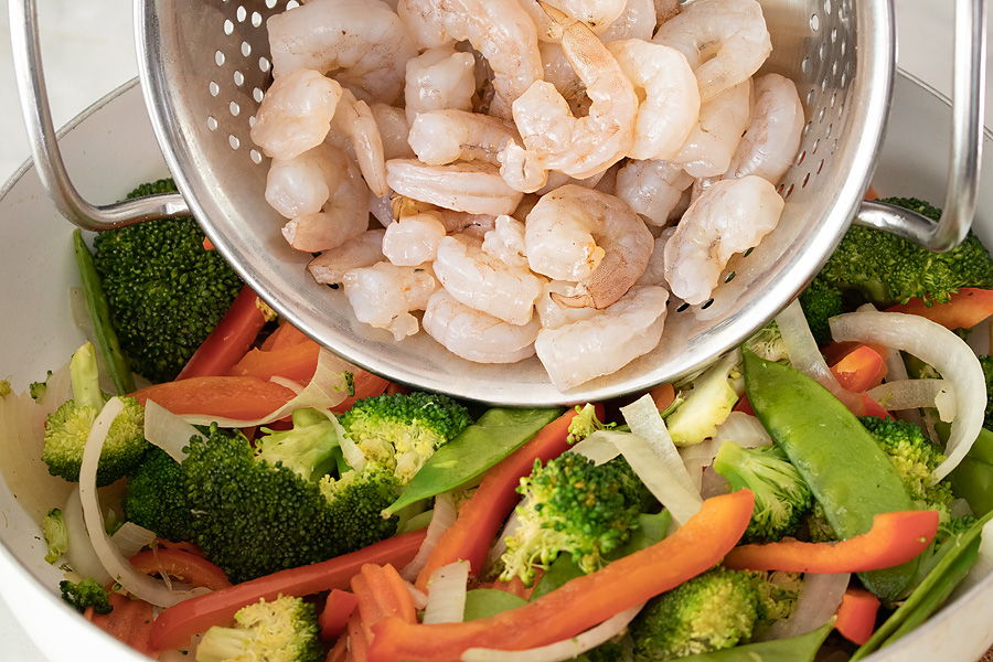 keto shrimp stir fry