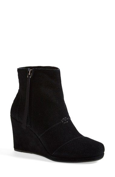 toms desert wedge high bootie