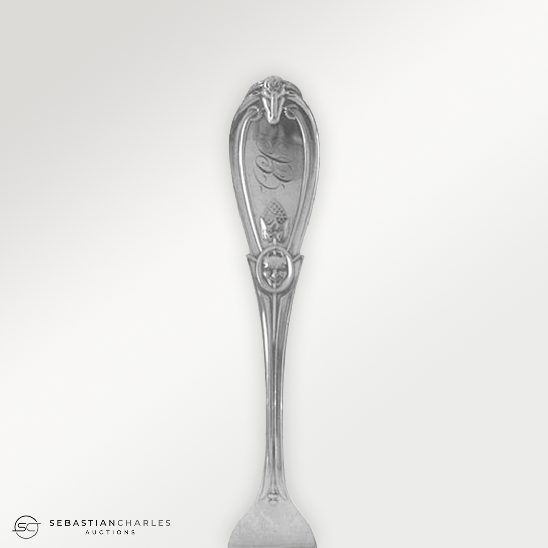 Whiting Grecian Sterling, 1882, Monograms hallmark, WDSGRE1