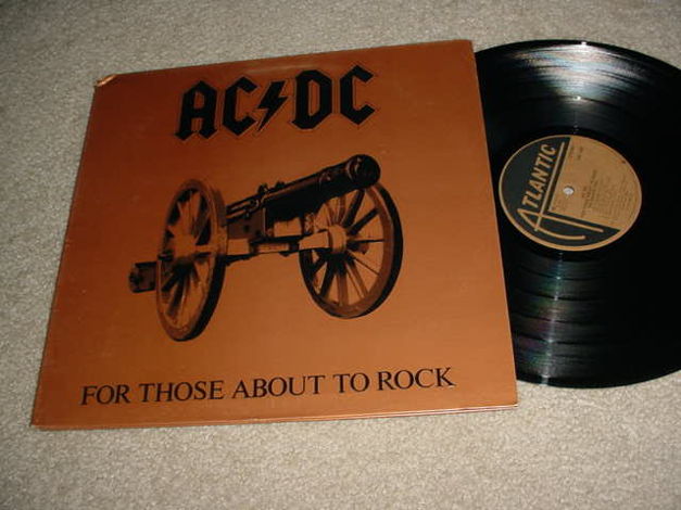 ACDC AC/DC - FOR THOSE ABOUT TO ROCK  LP RECORD
