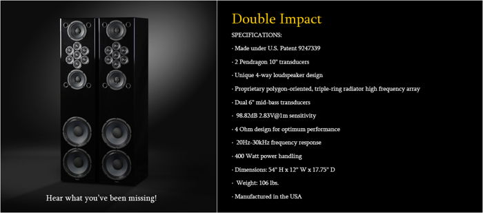 Tekton Design, LLC Double Impact - soft gloss black - n...