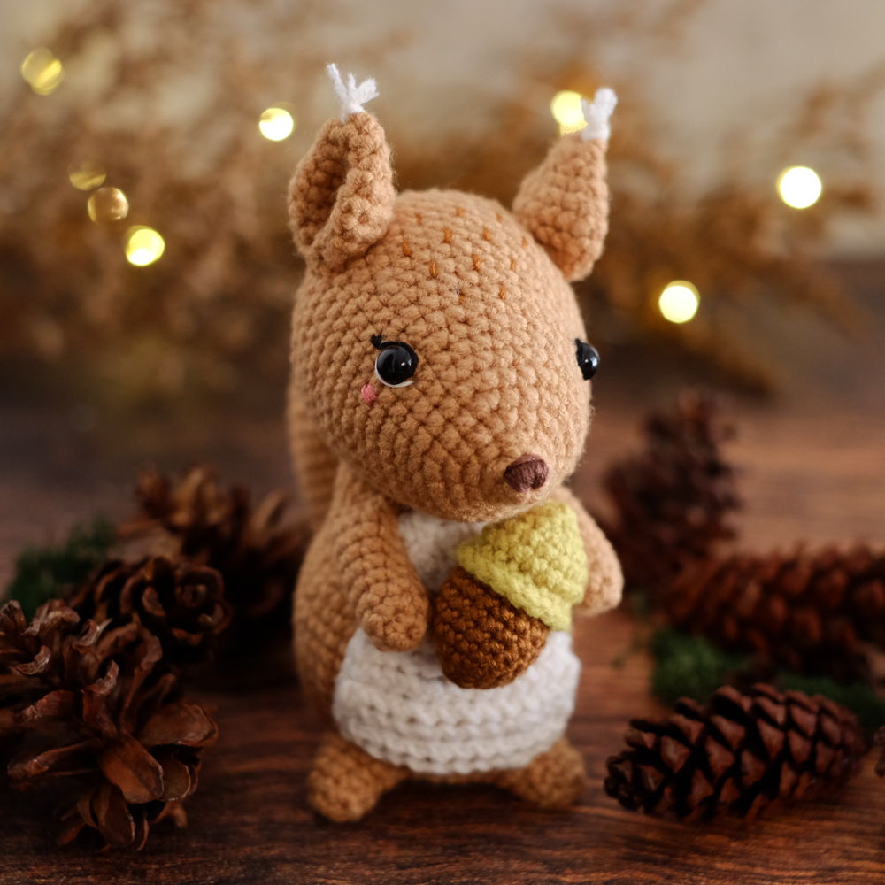 Pippin the Squirrel - Amigurumi Crochet Pattern [English PDF]
