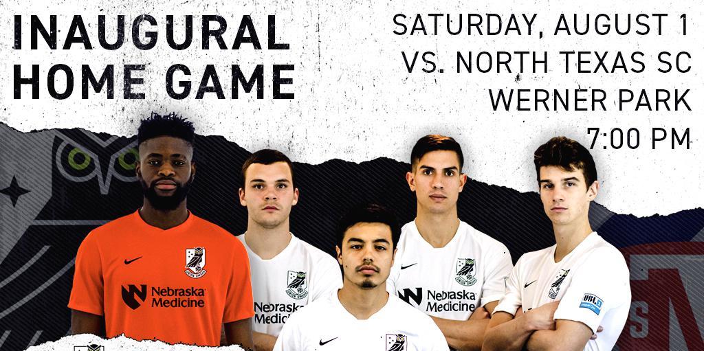 Union Omaha vs. North Texas SC Professional Soccer Game promotional image