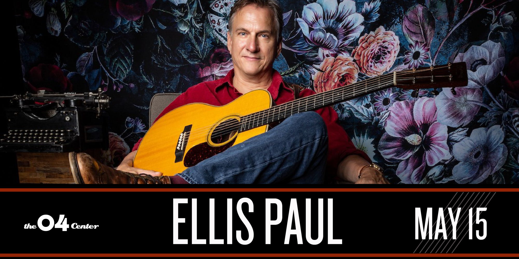 An evening with Ellis Paul featuring Don Conoscenti promotional image