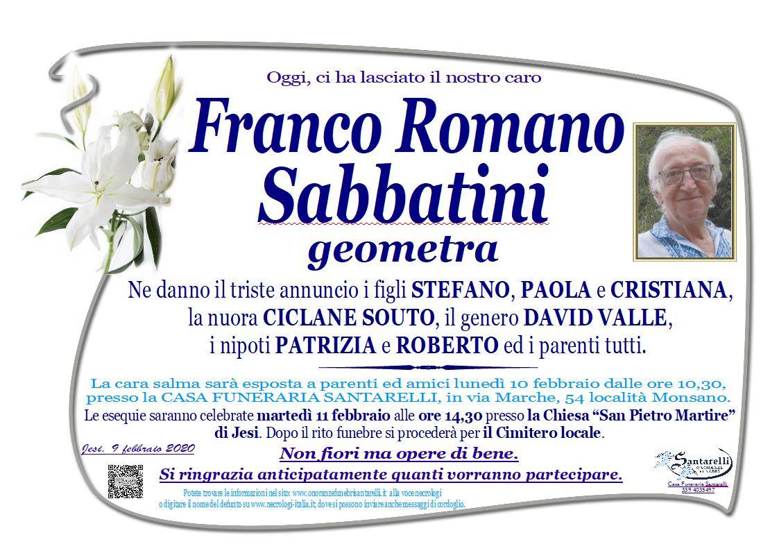 Franco Romano Sabbatini