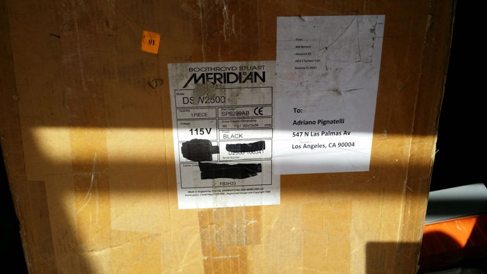 Meridian DSP-2500 24/96khz Original Boxes, Manual and A...