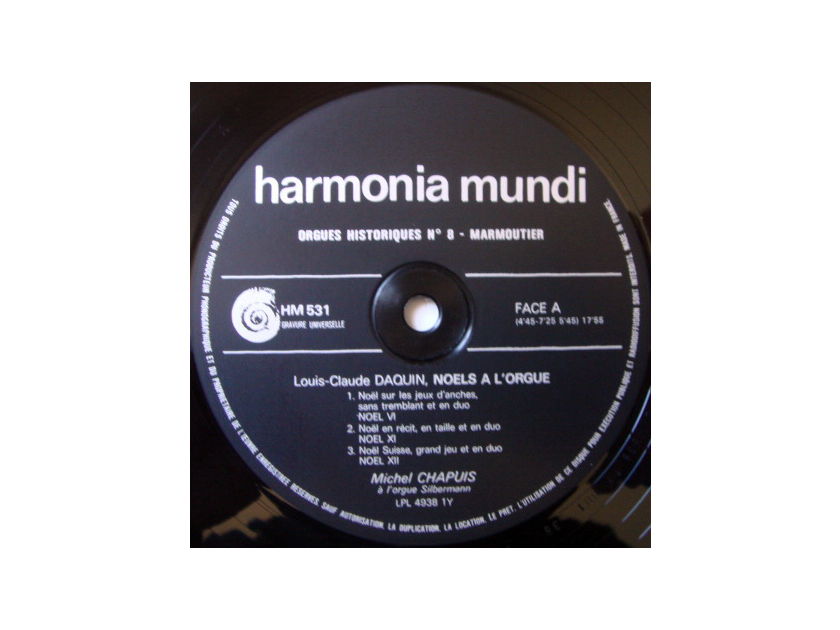 ★Audiophile★ Harmonia Mundi / SAORGEN-CHAPUIS, - Noels A L'Orgue, NM, 3LP Box Set!