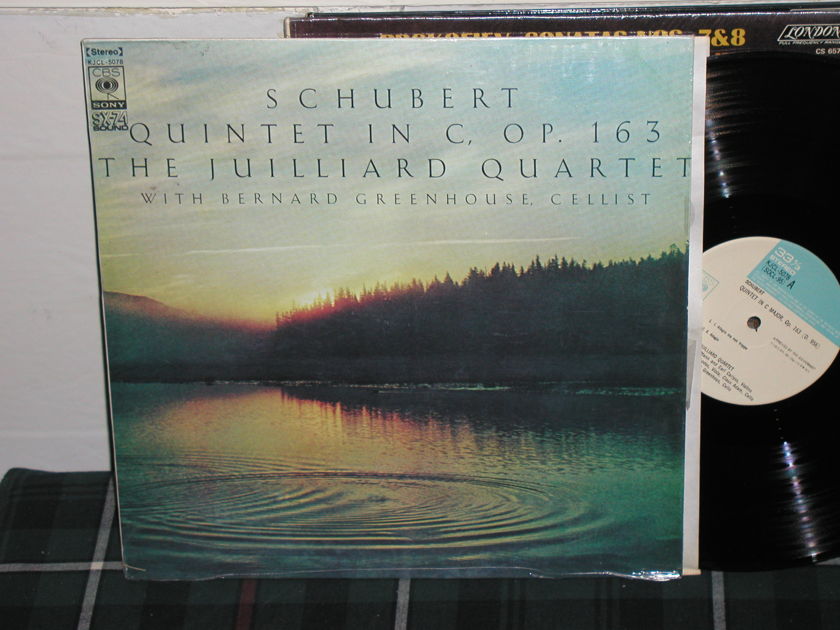 Greenhouse/Juilliard - Schubert Quintet CBS/Sony import LP in shrink.