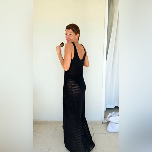 The maxi dress - crochet pattern