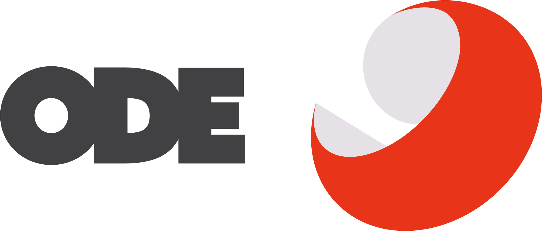 Ode logo row red