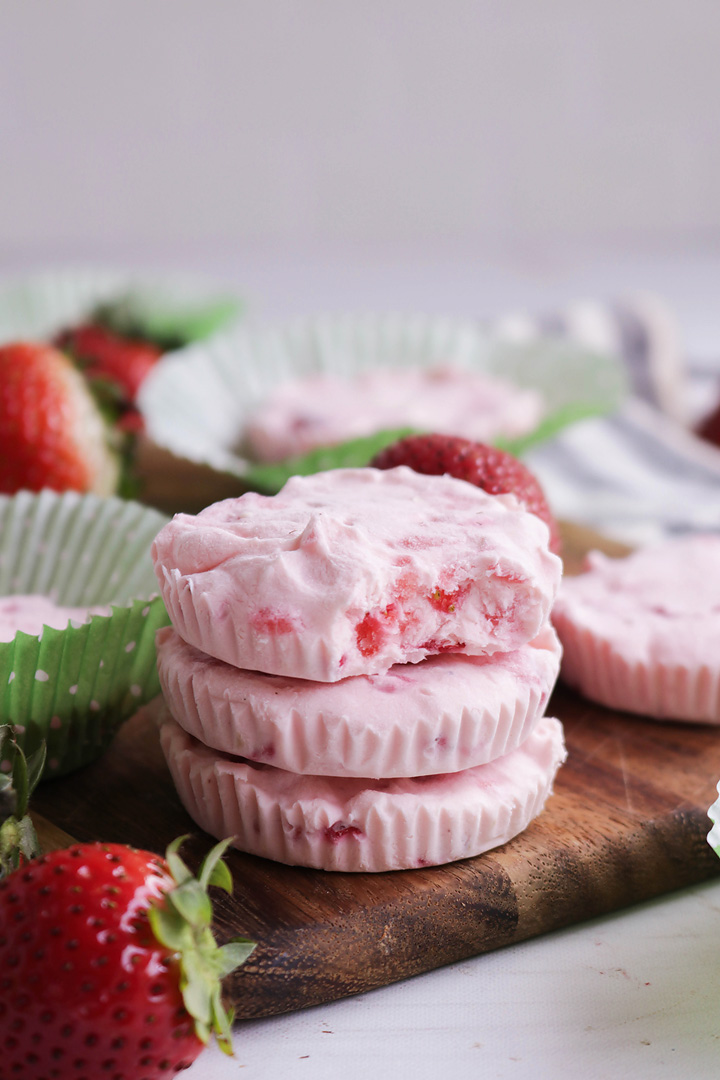 Strawberry Cheesecake Fat Bombs