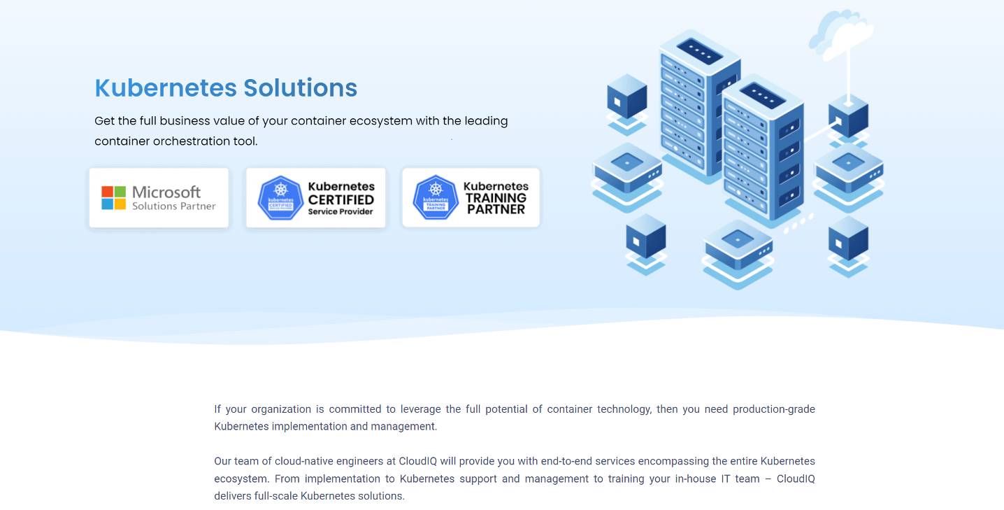 CloudIQ Technologies product / service