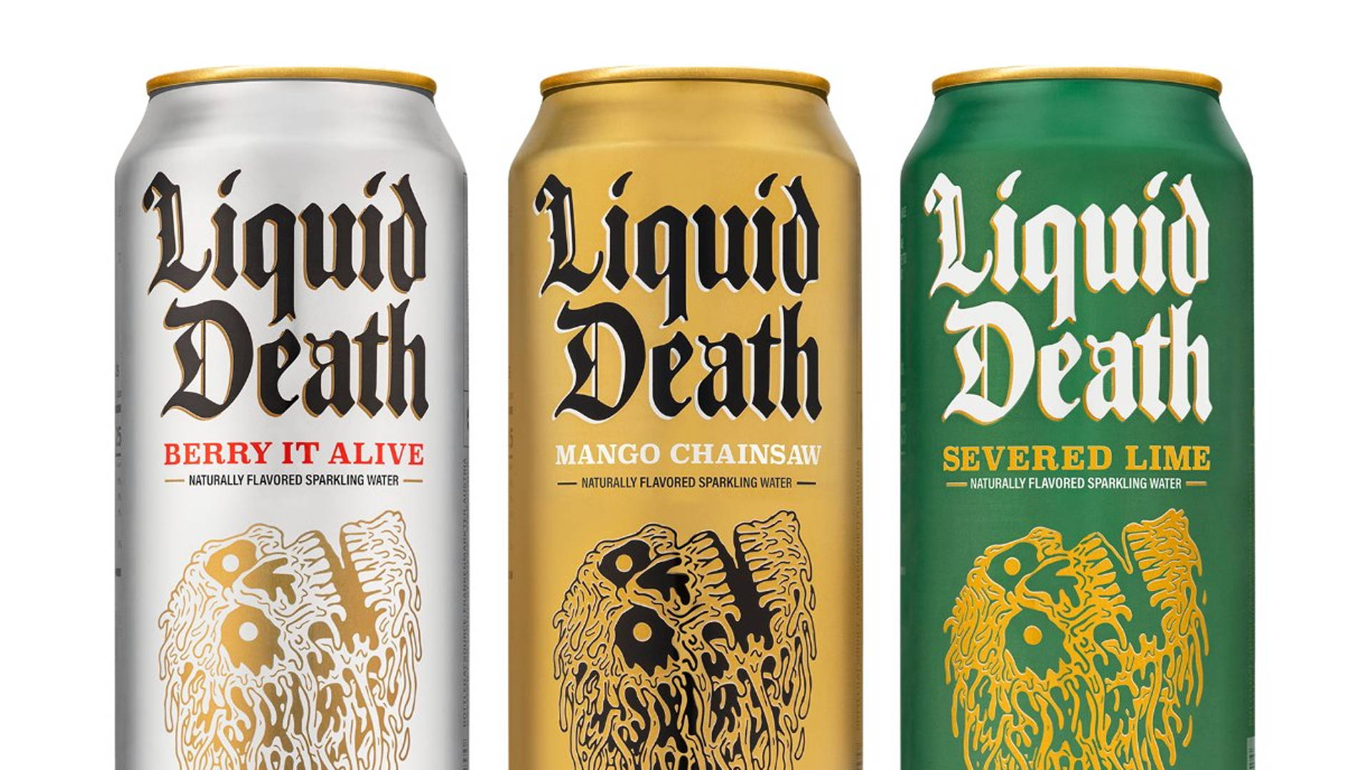 Featured image for Liquid Death Announces Line Of Flavored Sparkling Water, Keeps The Packaging Hard AF