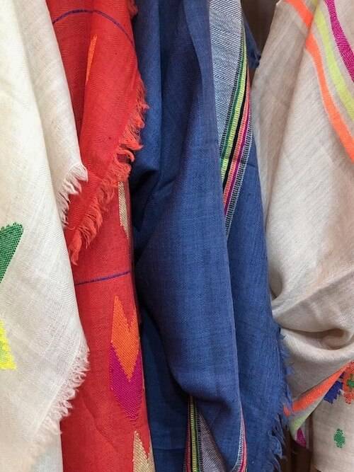Indian Inspired Textiles Close-Up