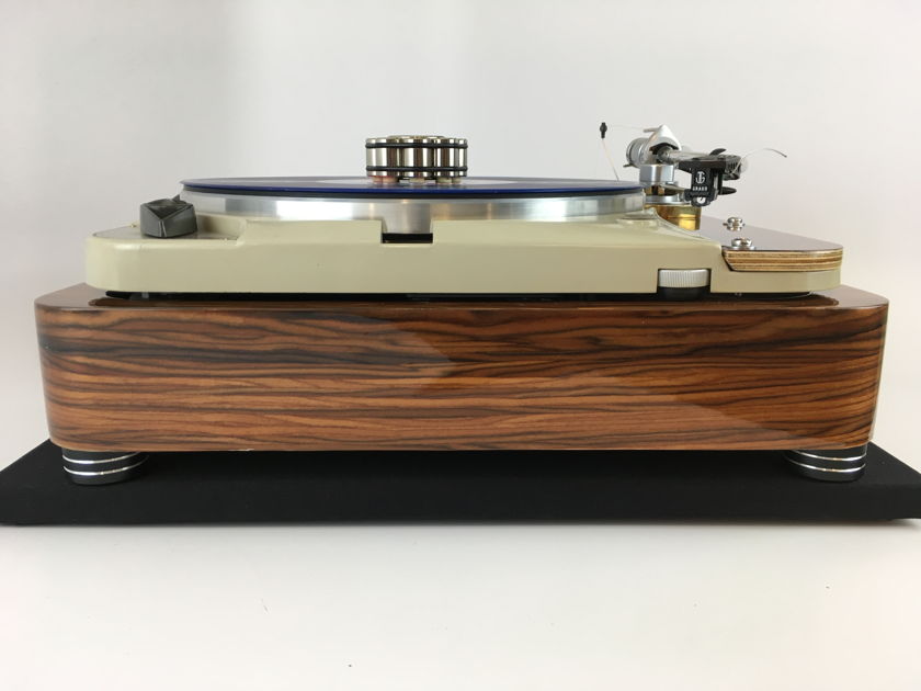 Thorens TD-124 Legendary Turntable in Rosewood Plinth and "NEW" SME3009
