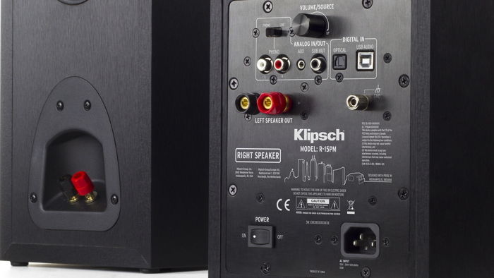 Klipsch Klipsch R-15PM Powered Speakers with Bluetooth ...