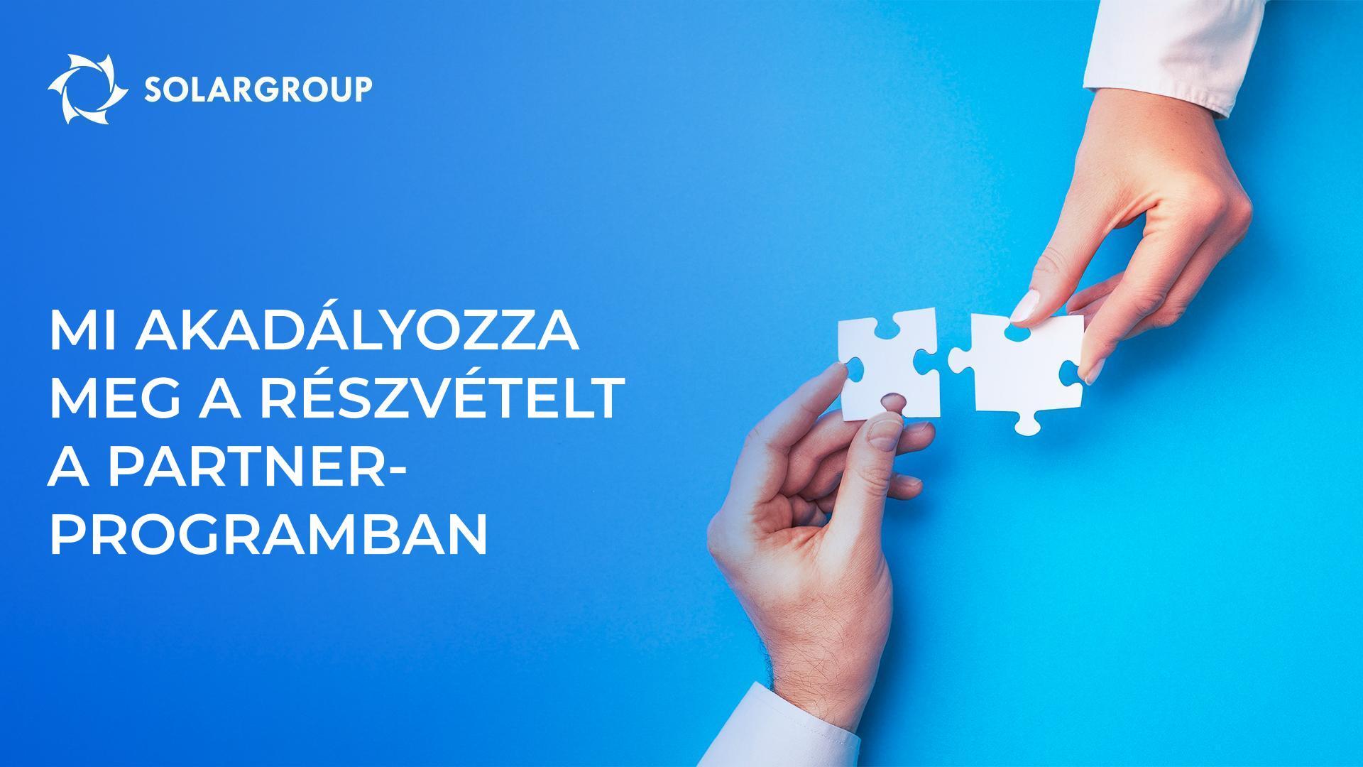 Mi akadályozza meg a részvételt a partnerprogramban