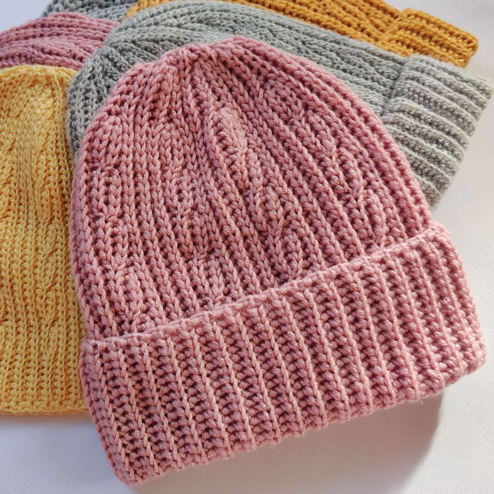 Crochet Cable Beanie Hat