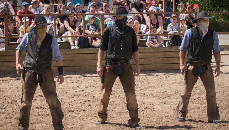 schloss thurn cowboy duell
