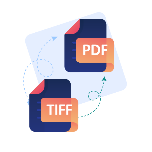 TIFF to PDF conversion process