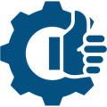 Hybrid Functionality 2 Gears Icon
