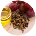 Grape Seed containing vitamin C & E, found in our best vitamins for hair growth supplement