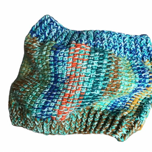 Haakpatroon kleurrijke Tunische sjaal