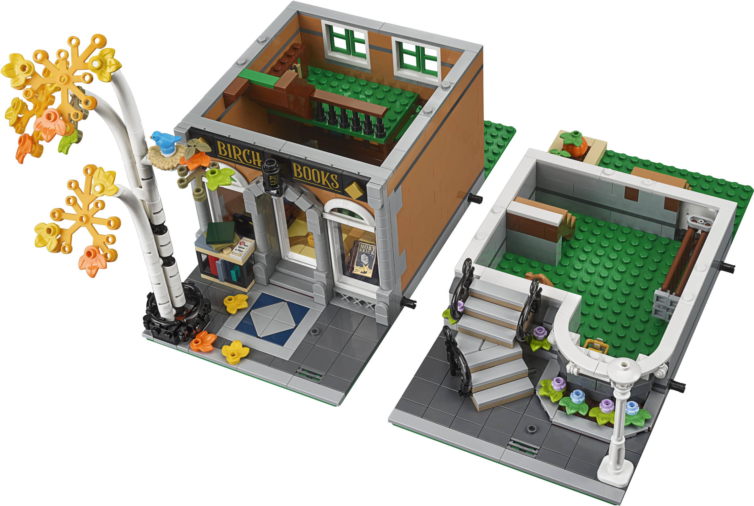 lego bookshop interior