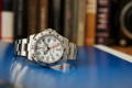 Rolex Explorer white dial on a steel strap
