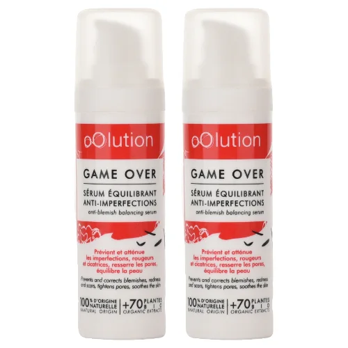 Game Over - Sérum Équilibrant Anti-Imperfections - Lot de 2