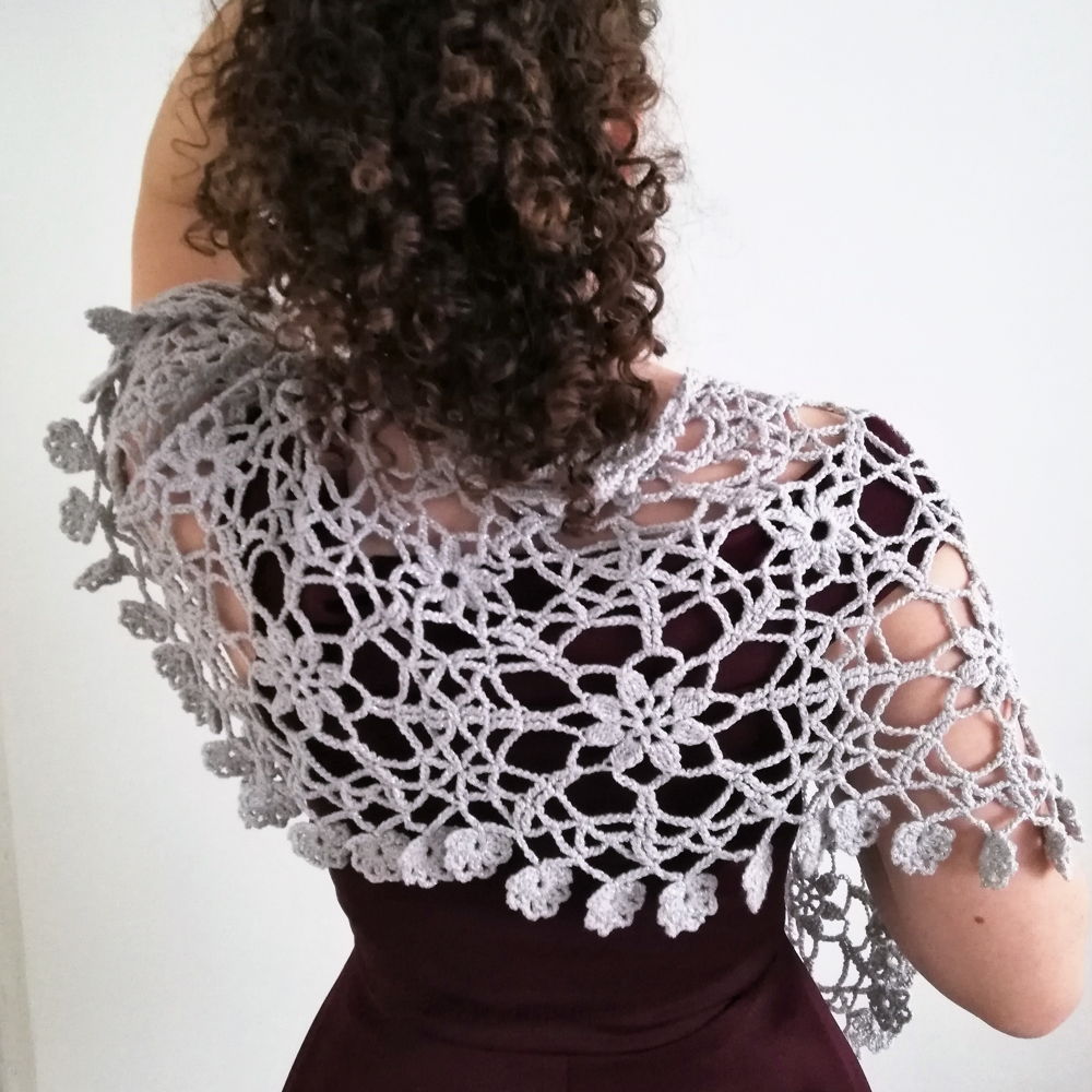 "Nerida" Christmas Shawl