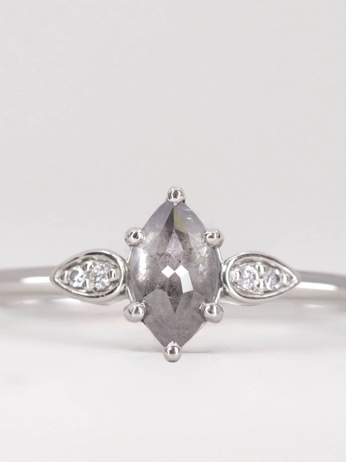 Marquise engagement ring