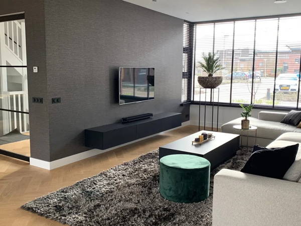 TV-meubels op maat, klantproject Houtenmeubelshop
